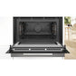 Horno Compacto Bosch CMG7761B1, Integrable, 45 L, Aire Caliente 4D, Pirólitico y Limpieza por Agua, Home Connect, Negro