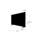 Haier H55K85FUX TV 4K UHD 55 Pulgadas Negro | Google TV | Diseño Sin Marco | Sonido 30 W