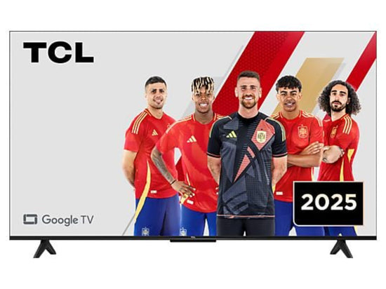 TV TCL 55P6K Negro, 55 Pulgadas 4K UHD | Google TV Procesador AiPQ Dolby Atmos