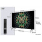 TV TCL 55C6K Mini LED Negro, 55 Pulgadas 4K UHD | 144Hz Gaming Dolby Vision Atmos