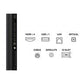 TV TCL 65C6K Mini LED Negro, 65 Pulgadas 4K UHD | 144Hz Gaming Dolby Vision Atmos