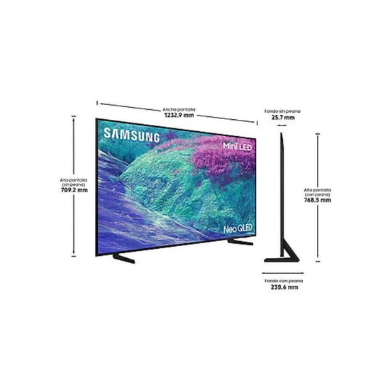 Samsung TV TQ55QN1EFAUXXC Neo QLED Mini LED, 55 Pulgadas 4K UHD, 100Hz