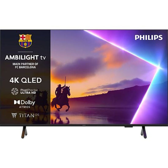 Philips Ambilight 43PUS8510/12 QLED Negro Mate, TV 4K UHD 43 Pulgadas | Titan OS Dolby Atmos