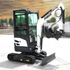 Miniescavadeira TOROS Motor Kubota D902 1,8 toneladas