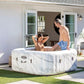 Spa Hinchable Calacatta 4 Plazas – Jets Dual Zone y Esterilizador de Sal