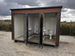 Contentor Sanitário Tipo Pavilhão com Cabine Tripla ( Ref: S2103 )