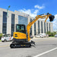 Miniescavadeira Kubota de 3,5 toneladas