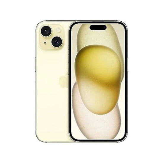 Apple iPhone 15 Amarillo 128 GB Smartphone, Pantalla OLED 6,1 Pulgadas, Chip A16 Bionic
