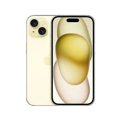 Apple iPhone 15 Amarillo 128 GB Smartphone, Pantalla OLED 6,1 Pulgadas, Chip A16 Bionic 5G
