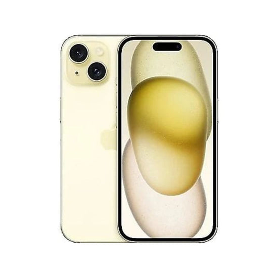 Apple iPhone 15 Amarillo 128 GB Smartphone, Pantalla OLED 6,1 Pulgadas, Chip A16 Bionic 5G