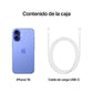 Apple iPhone 16 Azul Ultramar 128 GB Smartphone, Pantalla OLED 6,1 Pulgadas, Chip A18 Bionic 5G