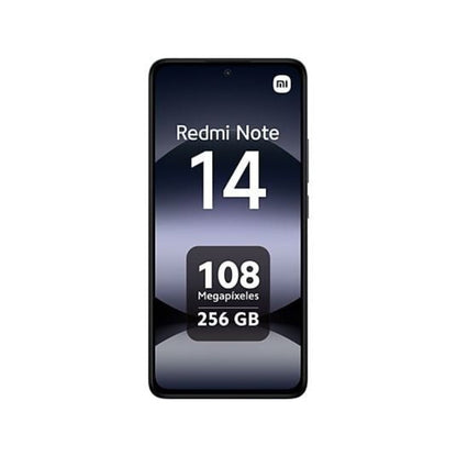 Xiaomi Redmi Note 14 Negro Medianoche 256 GB Smartphone, Pantalla AMOLED 6,67 Pulgadas, 4G