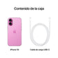 Apple iPhone 16 Rosa 128 GB Smartphone, Pantalla OLED 6,1 Pulgadas, Chip A18 Bionic 5G