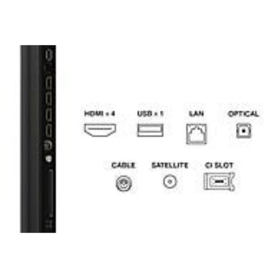 TV LG 43UA75006LA Negro, 43 Pulgadas 4K UHD | Smart TV webOS α7 AI Gen8