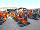 Miniescavadora compacta Deleks s100 1 tonelada, motor diesel de 3 cilindros, giro zero