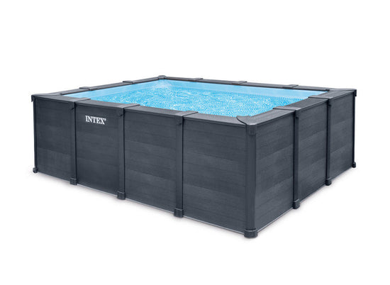 Piscina Tubular Graphite Rectangular 4 x 3 x 1,24 m – Intex