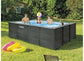 Piscina Tubular Graphite Rectangular 4 x 3 x 1,24 m – Intex